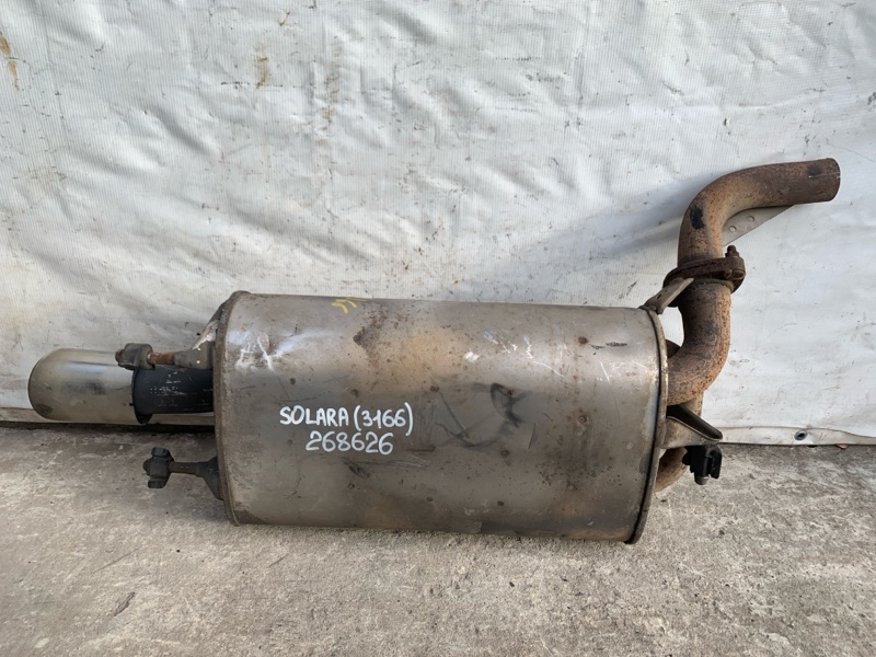 Глушитель TOYOTA SOLARA 03-09 2004 3.3 3MZFE 17430-0A261 Б/У