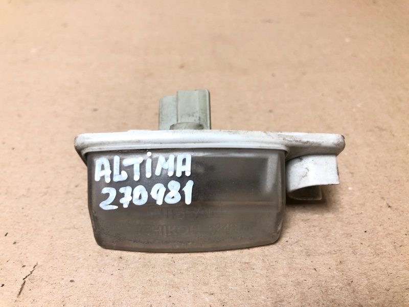 Подсветка номера NISSAN ALTIMA L32 07-12 Седан 2.5 QR25DE