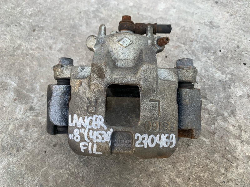 Суппорт тормозной передний левый MITSUBISHI LANCER 4/5/6/7/8 88-02 00-03 8 2.0 4G94 MR569125 Б/У