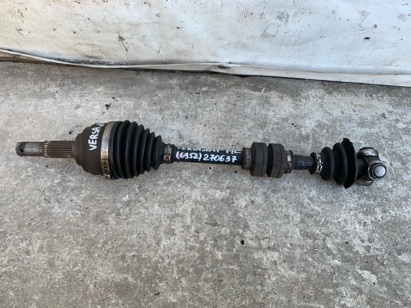 Привод передний левый NISSAN VERSA B17 11-19 2013 SEDAN 1.6 HR16DE 39101-3AB0C Б/У