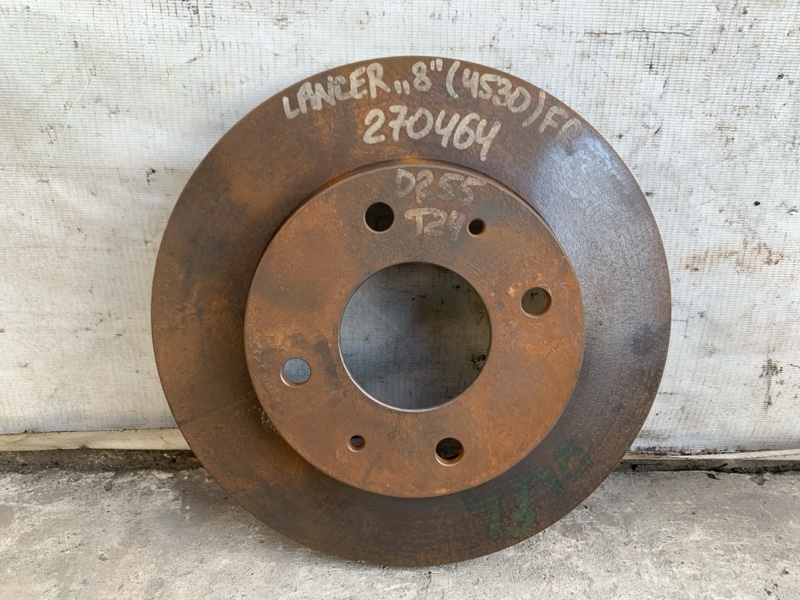 Тормозной диск передний MITSUBISHI LANCER 4/5/6/7/8 88-02 00-03 8 2.0 4G94 Б/У