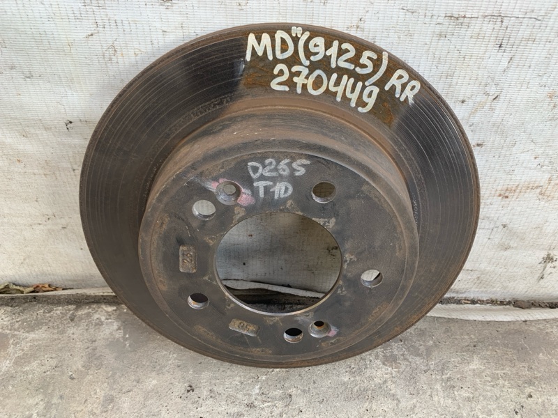 Тормозной диск задний ELANTRA MD 10-15 2015 MD 1.8 G4NB