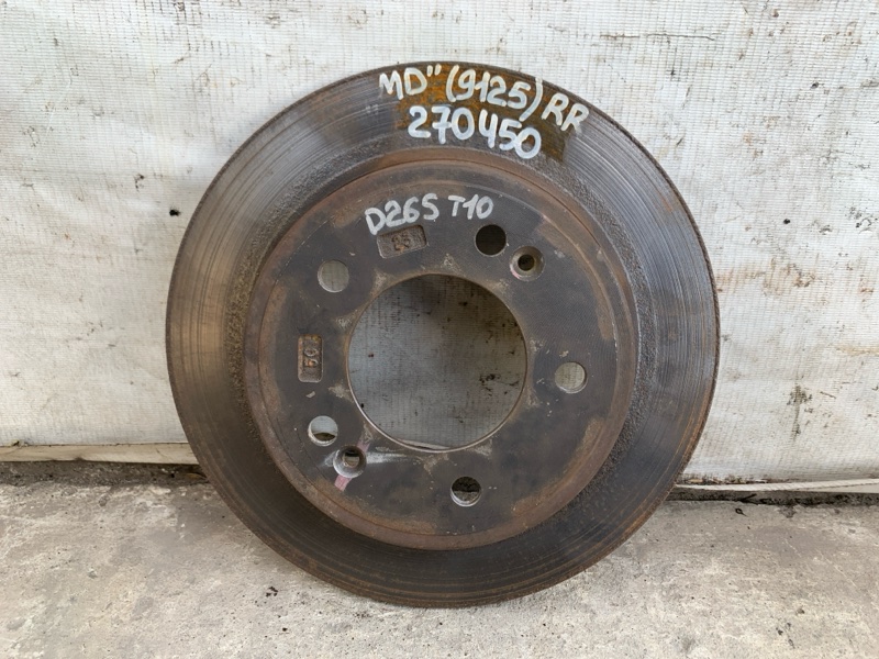 Тормозной диск задний HYUNDAI ELANTRA MD 10-15 2015 MD 1.8 G4NB 58411-3Y300 Б/У