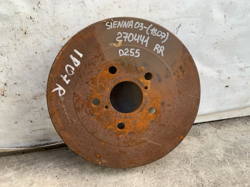 Тормозной барабан TOYOTA SIENNA 03-10 2006 3.5 2GR-FE 42431-08021 Б/У