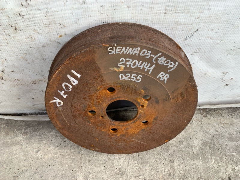 Тормозной барабан SIENNA 03-10 2006 3.5 2GR-FE