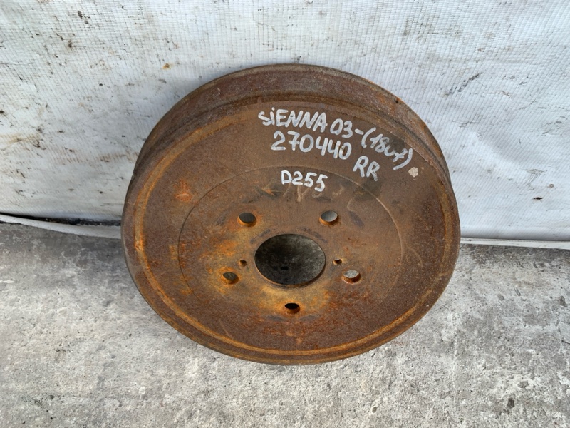 Тормозной барабан SIENNA 03-10 2006 3.5 2GR-FE Тормозной барабан SIENNA 03-10 2006 3.5 2GR-FE