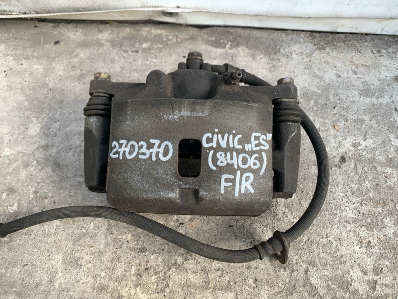 Суппорт тормозной передний правый HONDA CIVIC ES 00-05 2004 EM2 1.7 D17A1 45018-S5D-L00 Б/У