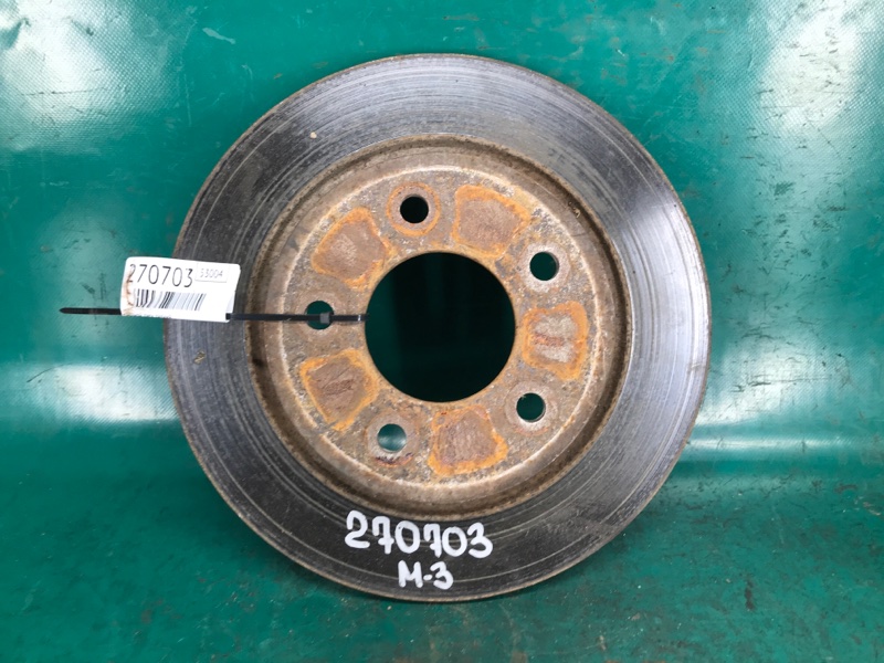 Тормозной диск задний MAZDA 3 BK 03-08 2005 SEDAN 2.3 BP6Y-26-251D Б/У