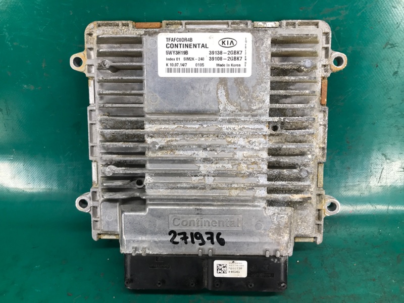 Блок управления двигателем KIA OPTIMA TF 11-16 2015 TF 2.0 G4KH 39108-2GBK7 Б/У