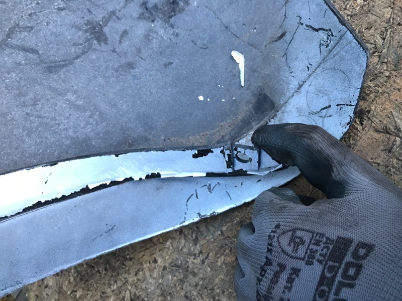 Бампер задний DART 12-16 2015