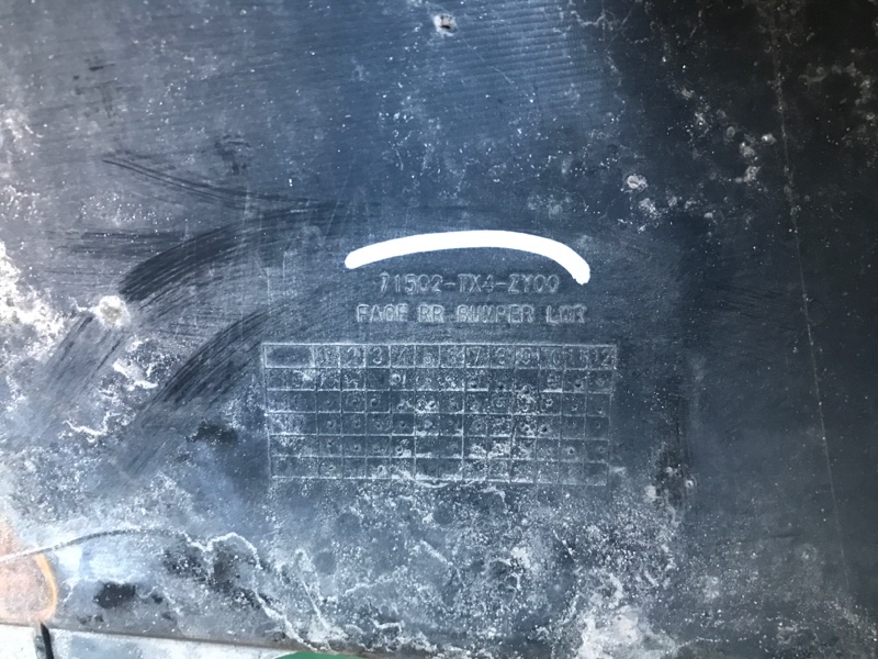 Накладка бампера задняя RDX 12-19 2017 TB4 3.5 J35Z2 Накладка бампера задняя RDX 12-19 2017 TB4 3.5 J35Z2