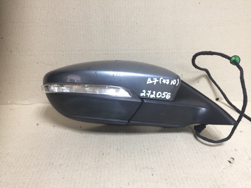 Зеркало правое VOLKSWAGEN PASSAT B7 11-15 2012 CBTA 2.5L 561 857 508 P 9B9 Б/У