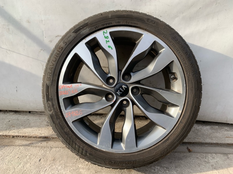 Запчасть диск r18 KIA OPTIMA TF 11-16 2015 TF 2.0 G4KH 52910-2T570 Б/У Диск R18 KIA OPTIMA TF 11-16 2015 TF 2.0 G4KH 52910-2T570 Б/У