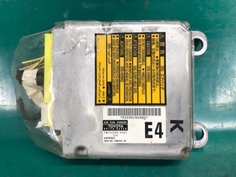 Блок управления AIRBAG TOYOTA CAMRY 30 02-06 2006 Седан 2.4 2AZFE 89170-06250 Б/У