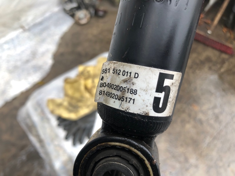 Амортизатор задний PASSAT B7 11-15 2012 CBTA 2.5L