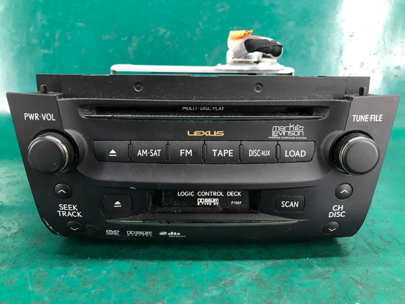 Магнитола LEXUS GS350 GS300 05-11 2008 Седан 3.5 2GR-FSE 86120-30F80-C0 Б/У