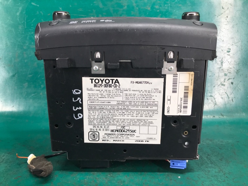 Магнитола LEXUS GS350 GS300 05-11 Седан 3.5 2GR-FSE