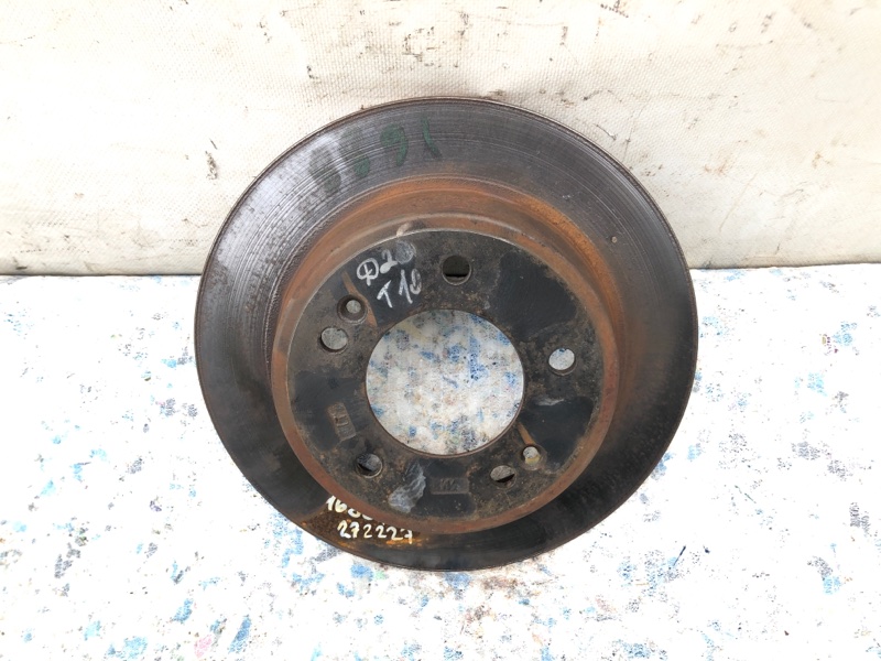 Тормозной диск задний HYUNDAI ELANTRA MD 10-15 2013 1.8 G4NB 58411-3Y300 Б/У