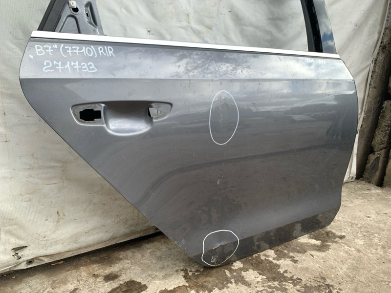 Дверь задняя правая VOLKSWAGEN PASSAT B7 11-15 CBTA 2.5L