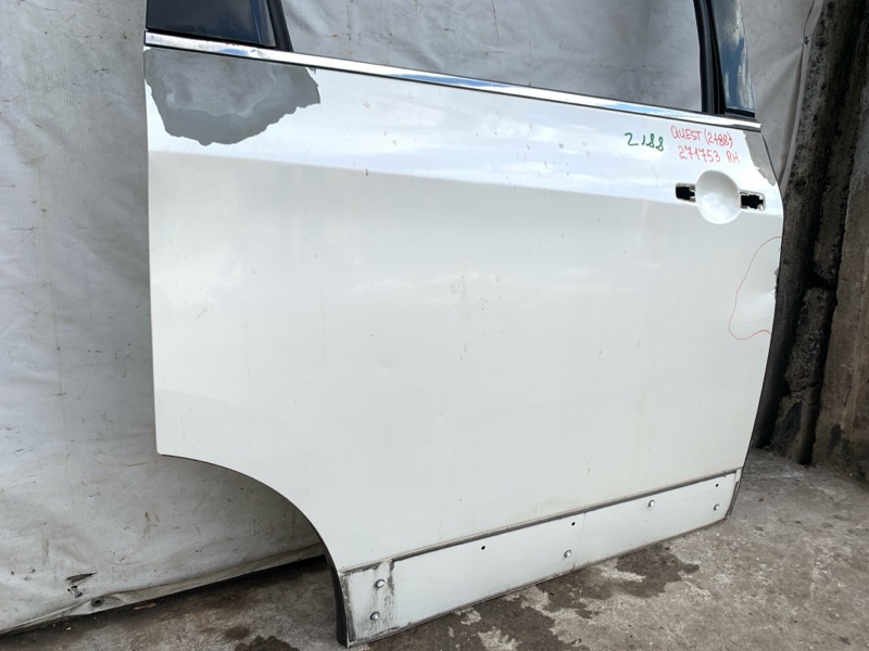 Дверь боковая сдвижная правая NISSAN QUEST S 11-17 Минивен E52 3.5