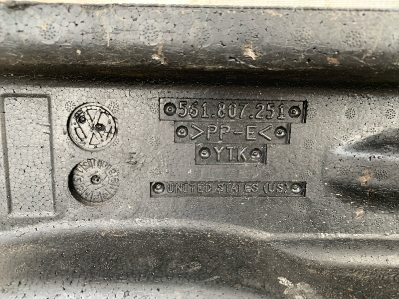 Наполнитель бампера задний PASSAT B7 11-15 2012 CBTA 2.5L