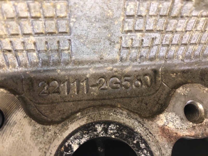 Головка блока цилиндров SONATA YF 10-14 2013 2.4 G4KJ