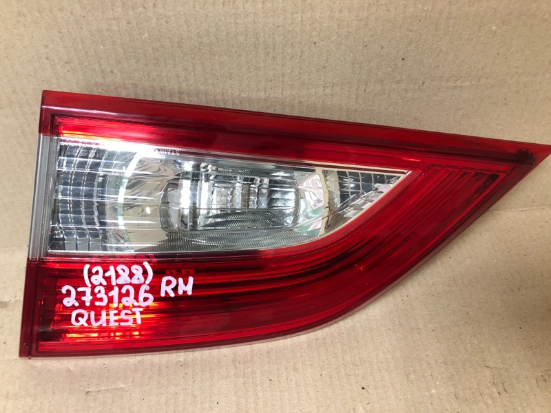 Фонарь внутренний задний правый QUEST S 11-17 2014 Минивен E52 3.5