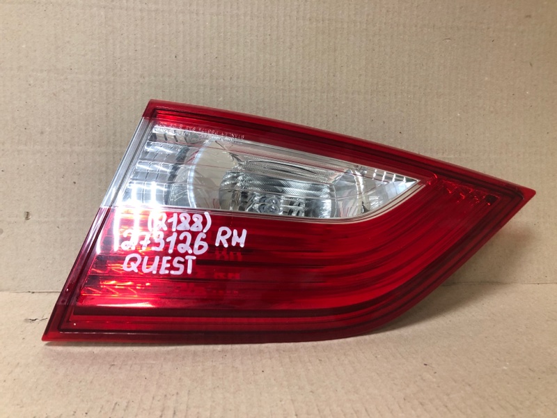 Фонарь внутренний задний правый NISSAN QUEST S 11-17 Минивен E52 3.5