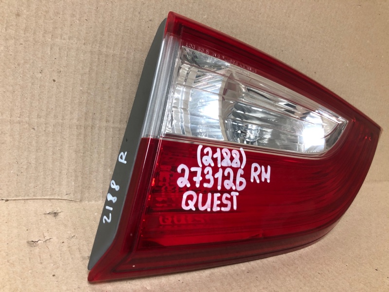 Фонарь внутренний задний правый QUEST S 11-17 2014 Минивен E52 3.5