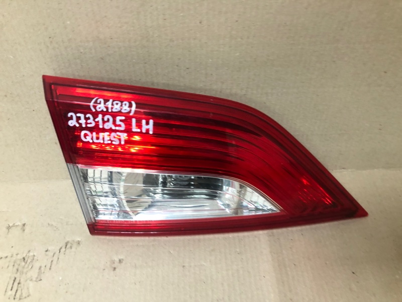 Фонарь внутренний задний левый QUEST S 11-17 2014 Минивен E52 3.5