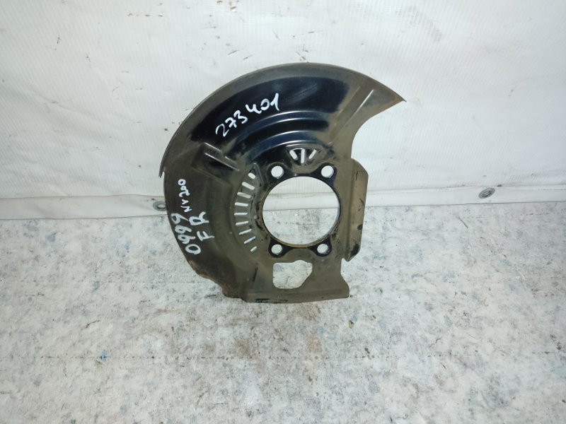 Защита тормозного диска передняя правая NISSAN NV200 USA 13- 2017 2.0 MR20DE 41150-3LM0A Б/У