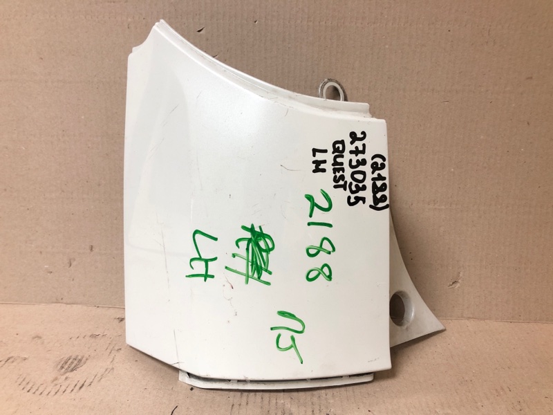 Накладка бампера задняя левая NISSAN QUEST S 11-17 Минивен E52 3.5