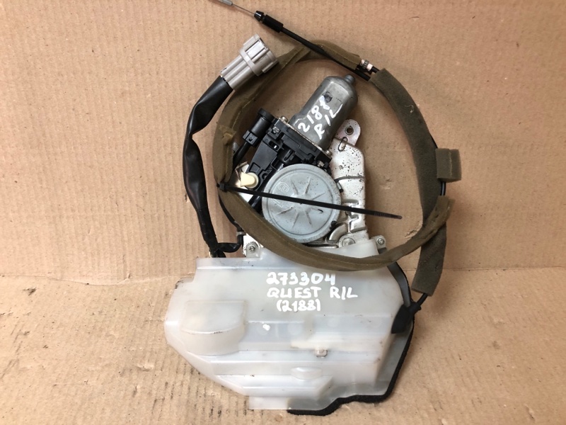 Замок двери боковой задний левый NISSAN QUEST S 11-17 2014 Минивен E52 3.5 82503-1JA1B Б/У