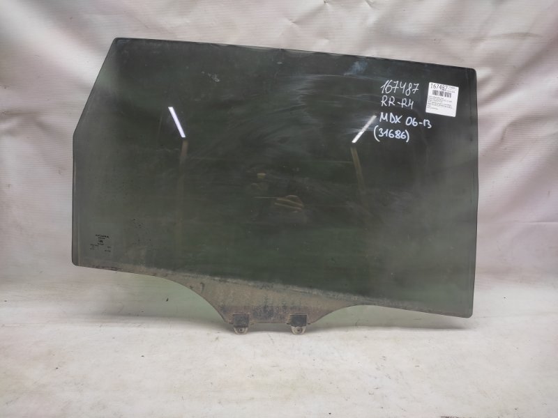 Стекло двери заднее правое ACURA MDX (YD2) 06-13 2007 YD2 3.7 73400-STX-A01 Б/У