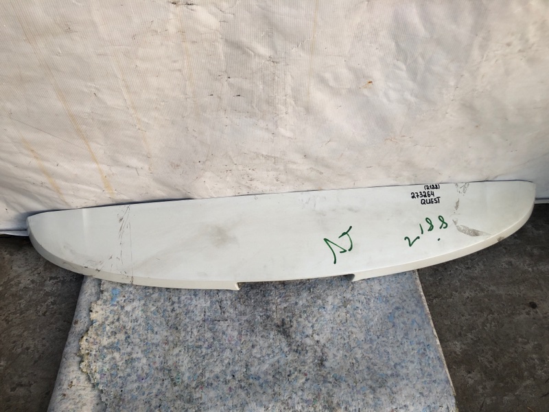 Спойлер крышки багажника NISSAN QUEST S 11-17 2014 Минивен E52 3.5 96030-1JA0C Б/У