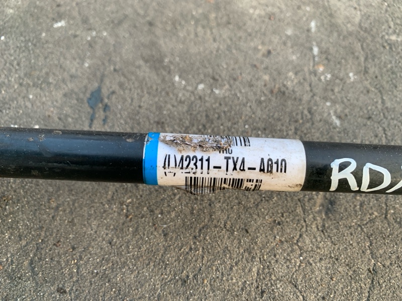 Привод задний левый RDX 12-19 2015 Внедорожник 3.5L 6 Привод задний левый RDX 12-19 2015 Внедорожник 3.5L 6