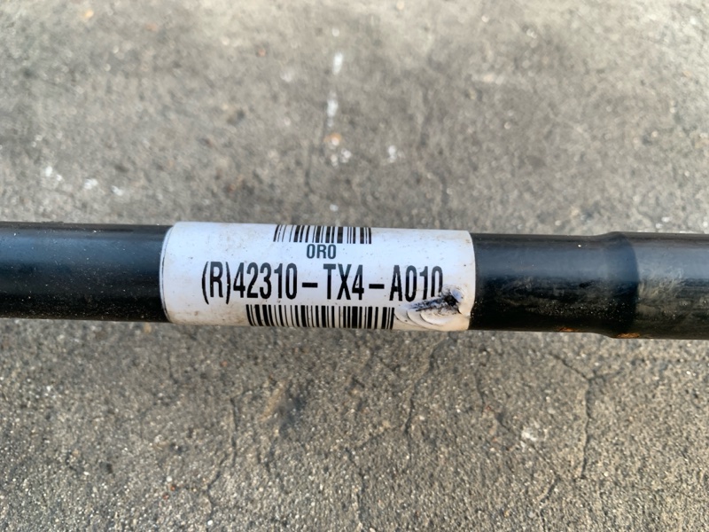 Привод задний правый RDX 12-19 2015 Внедорожник 3.5L 6 Привод задний правый RDX 12-19 2015 Внедорожник 3.5L 6