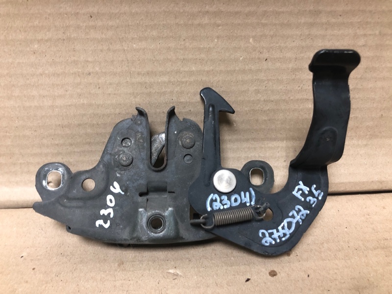 Замок капота INFINITI FX S50 03-08 2004 3.5 VQ35DE 65601-CG000 Б/У