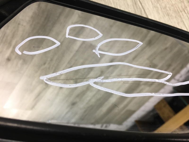 Зеркало левое ALTIMA L32 07-12 L32