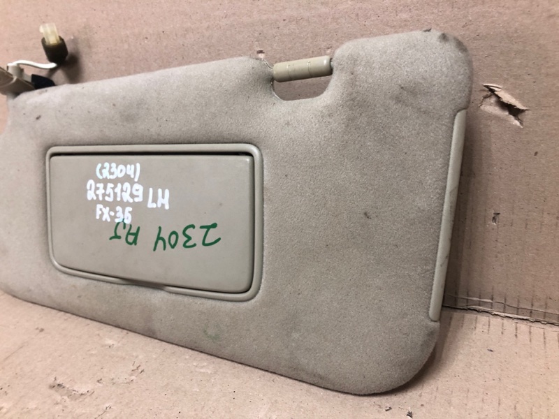 Козырек солнцезащитный левый INFINITI FX S50 03-08 3.5 VQ35DE