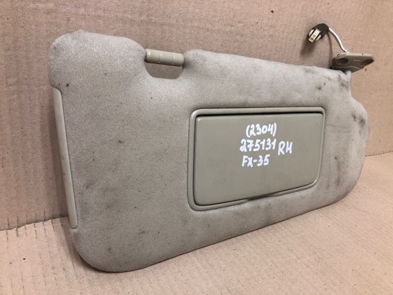 Козырек солнцезащитный правый FX S50 03-08 2004 3.5 VQ35DE