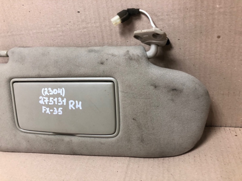 Козырек солнцезащитный правый INFINITI FX S50 03-08 3.5 VQ35DE