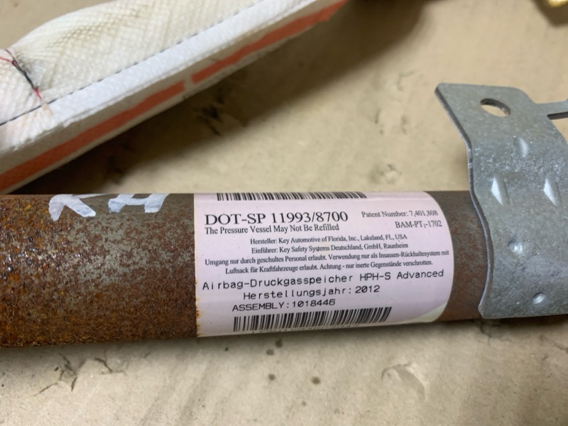 Подушка безопасности (штора) передняя правая ELANTRA MD 10-15 2013 1.8 G4NB