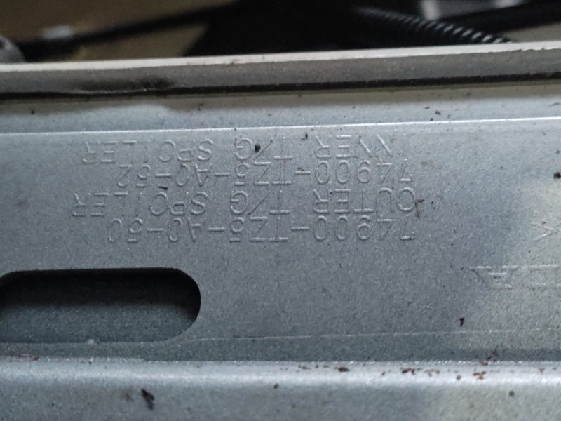 Спойлер крышки багажника MDX (YD3) 13-21 2014 3.5