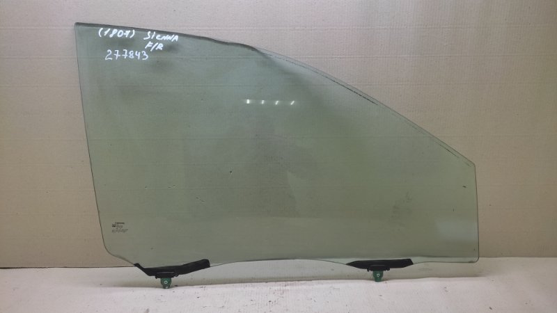 Стекло двери переднее правое TOYOTA SIENNA 03-10 2006 3.5 2GR-FE 68101-AE010 Б/У