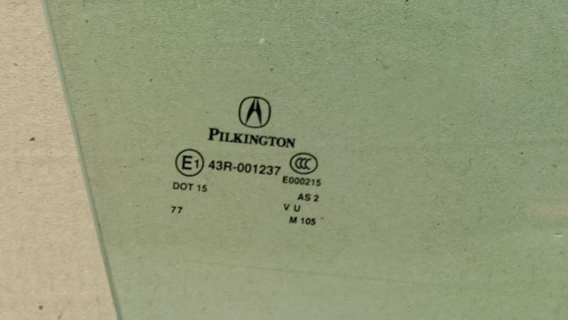 Стекло двери переднее правое TLX 14-17 2017 3.5L 6