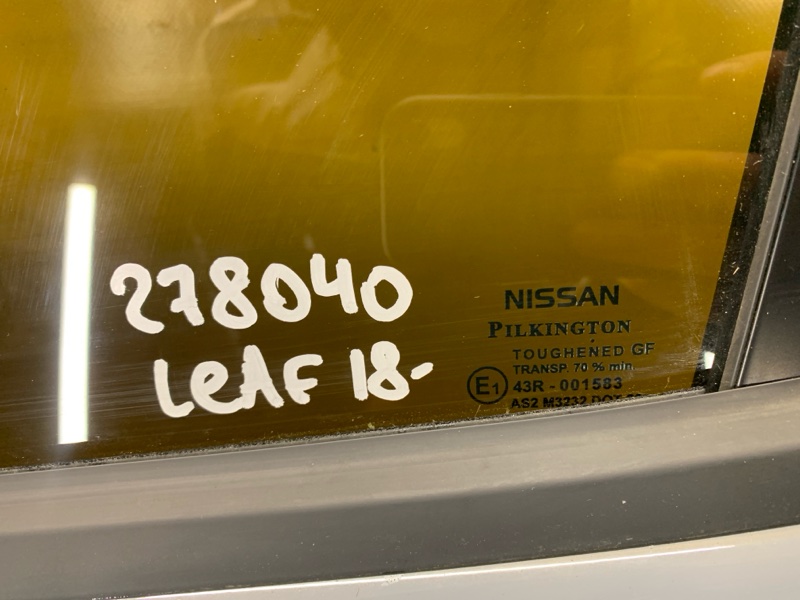 Стекло двери заднее левое NISSAN LEAF 18- 82301-3NF1A Б/У
