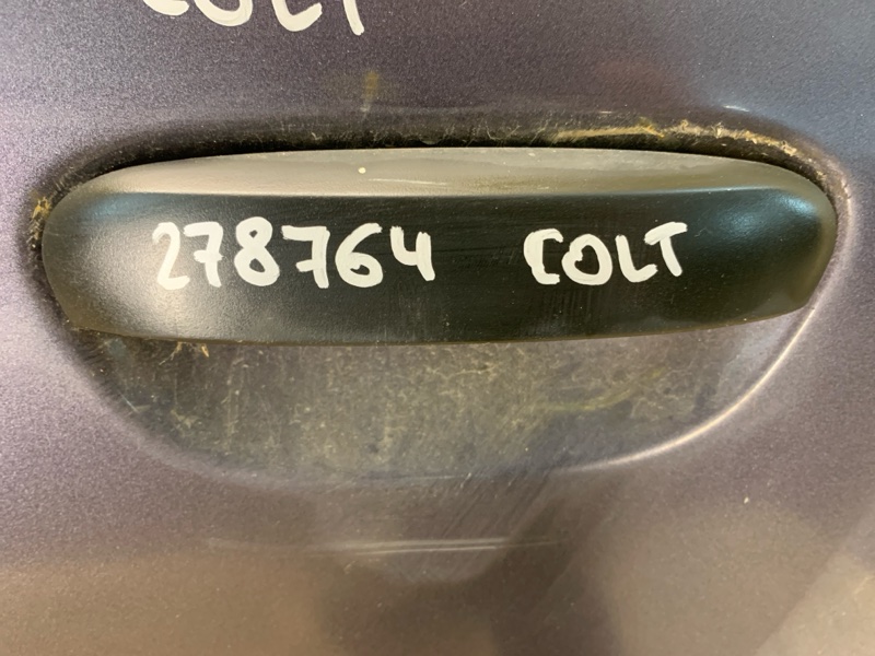 Ручка двери наружная задняя левая MITSUBISHI COLT (Z30) 02-12 MR959251XB Б/У