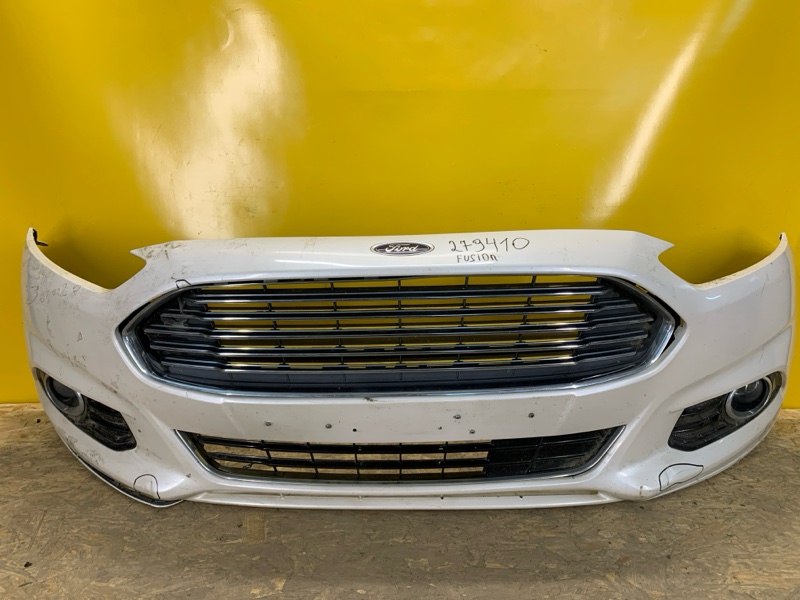 Бампер передний FORD FUSION 14- DS7Z-17D957AA-PTM Б/У