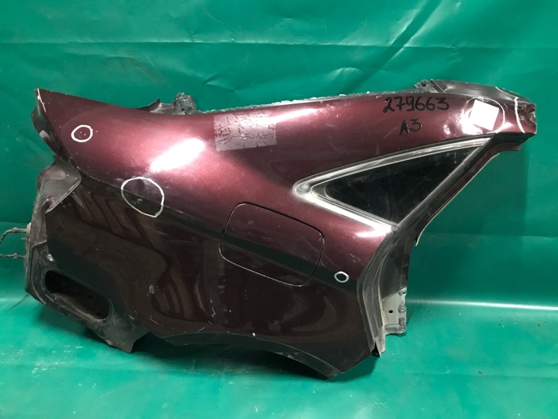Четверть кузова задняя правый AUDI A3 (8V) 12–17 2015 Седан CNSB 1.8L 8V5 809 838 Б/У